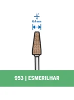 Piedra de esmerilado Dremel oval con punta delgada de 6,4mm (953)