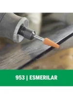 Piedra de esmerilado Dremel oval con punta delgada de 6,4mm (953)