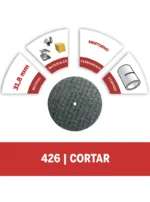 Kit Dremel con 20 Discos Reforzados de Corte de 31,8mm (426)