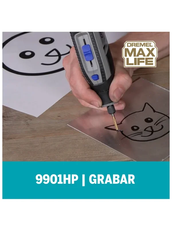 Broca Dremel Max Life para Grabar y Tallar (9901HP)