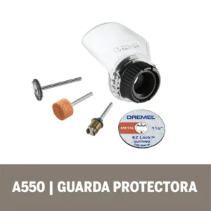 Escudo de desechos y chispas - Aditamento Dremel Mototool (A550)