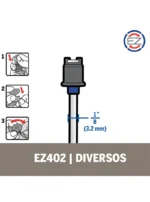 Mandril Dremel EZ-Lock para cambio rápido de Acc (EZ402)