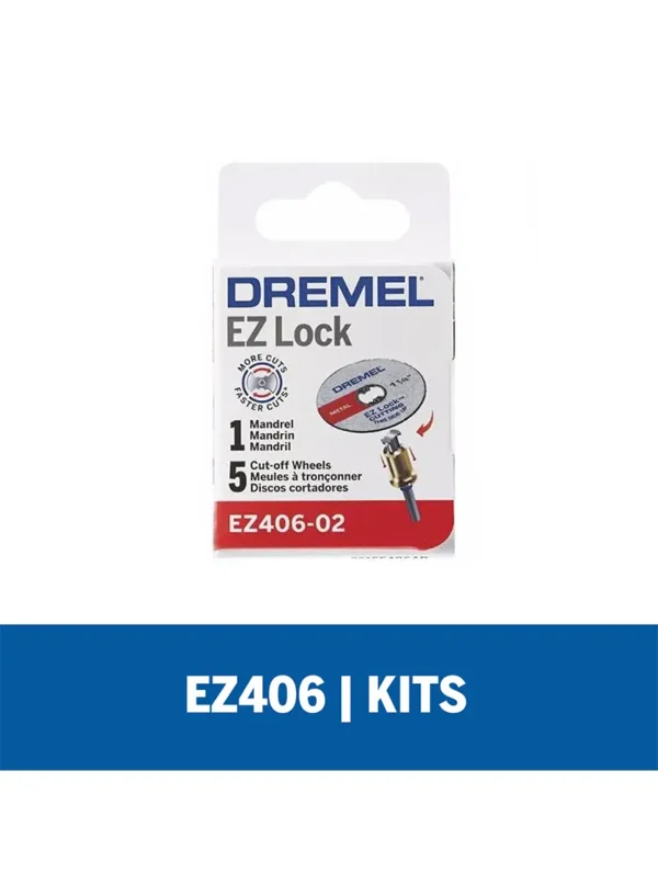 Dremel Kit con 5 Discos Para Cortar EZ-Lock (EZ406)
