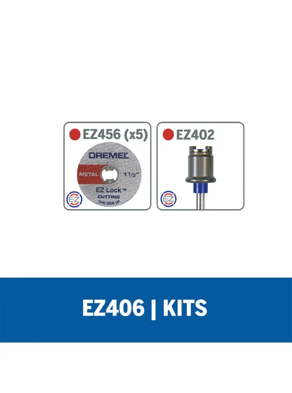 Dremel Kit con 5 Discos Para Cortar EZ-Lock (EZ406)