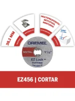 Dremel Kit con 5 Discos Para Cortar EZ-Lock de 38,1mm (EZ456)