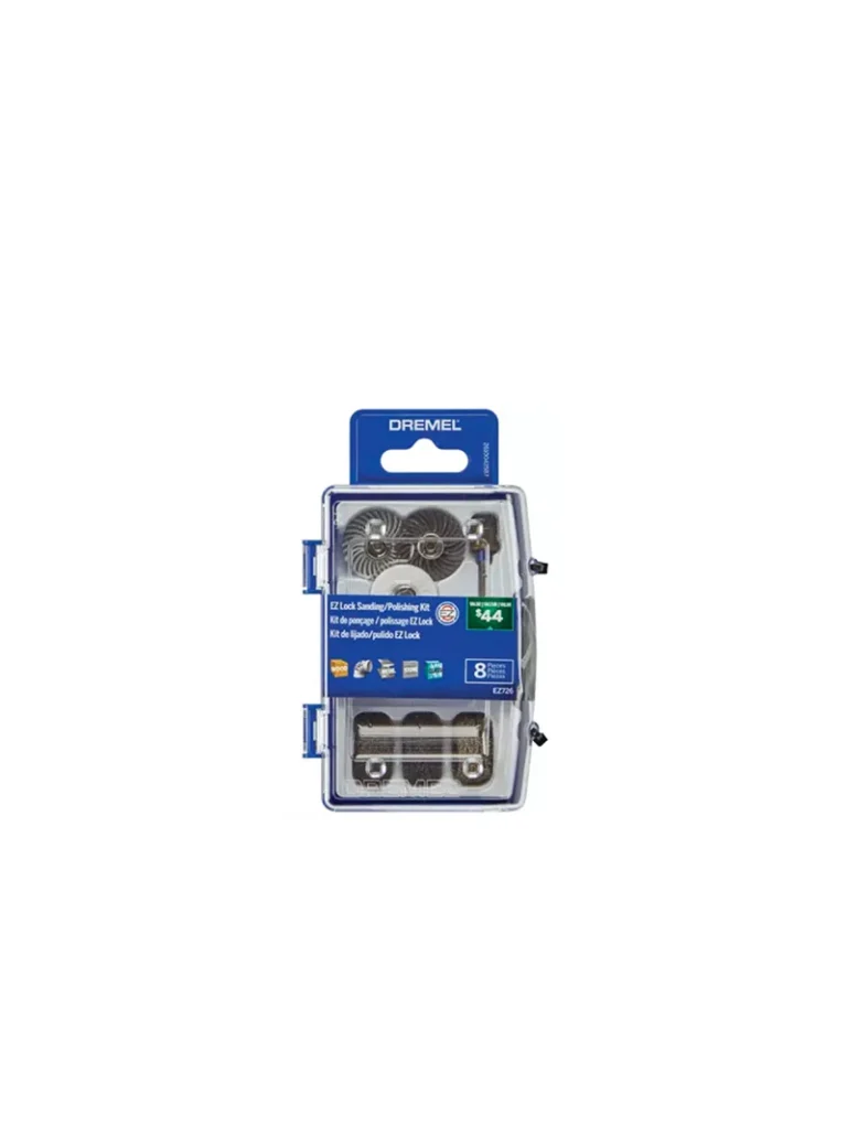 Kit Dremel con 8 Accesorios para lijar y pulir (EZ726-01)