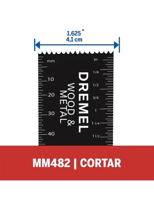 Hoja Dremel de corte al ras - Interfaz Universal Oscilante (MM482)