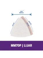 Papel para Lijar Pintura para Dremel Multi-Max con 6 (P80, P120 y P240) M70P
