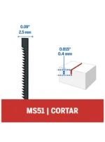 Hoja/Segueta de corte para madera Dremel Moto-Saw (MS51)
