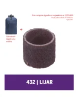 Tambor de lija Dremel 12,7mm grano medio (432)