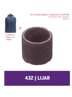 Tambor de lija Dremel 12,7mm grano medio (432)