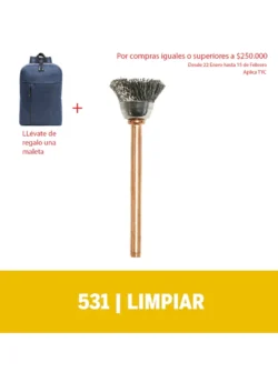 Cepillo Dremel de Acero Inoxidable de 12,7mm para limpiar (531)