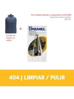 Cepillo Dremel de Cerdas de Nylon de 12,7mm (404)