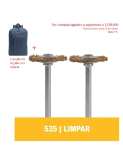 Cepillo Dremel de Latón de 19,1mm (535)