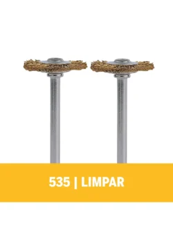 Cepillo Dremel de Latón de 19,1mm (535)