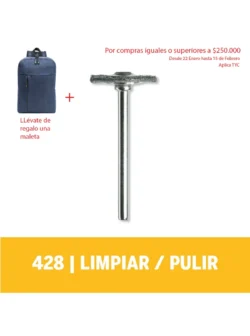 Cepillo de Acero al carbón Dremel de 19,1mm (428)