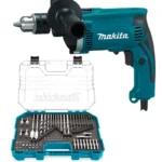 TALADRO PERCUTOR 1/2" HP1630 + KIT 75 ACCESORIOS E-06943 MAKITA