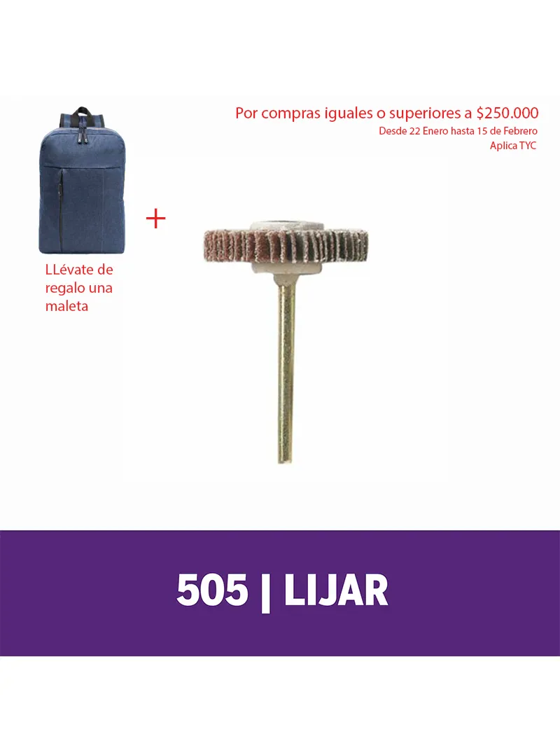 Disco Dremel de lija de 4,8mm Grano Medio (505) Disco Dremel de lija de 4,8mm Grano Medio (505)