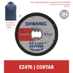 Disco de Corte Dremel de 38,1mm para plástico (EZ476)