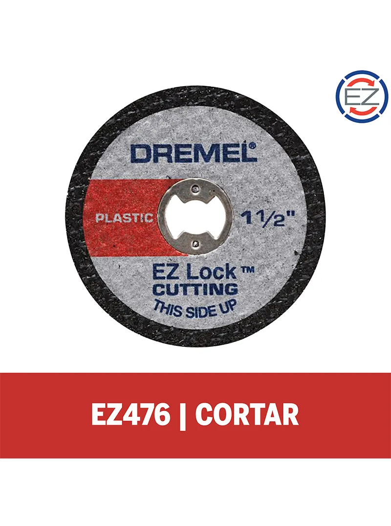 Disco de Corte Dremel de 38,1mm para plástico (EZ476) (2) Disco de Corte Dremel de 38,1mm para plástico (EZ476)