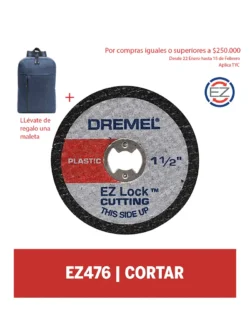 Disco de Corte Dremel de 38,1mm para plástico (EZ476)