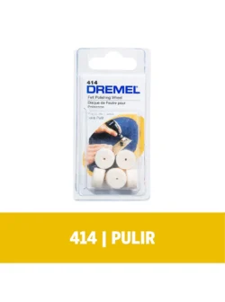 Disco de Fieltro Dremel para Pulir De 12,7mm (414)