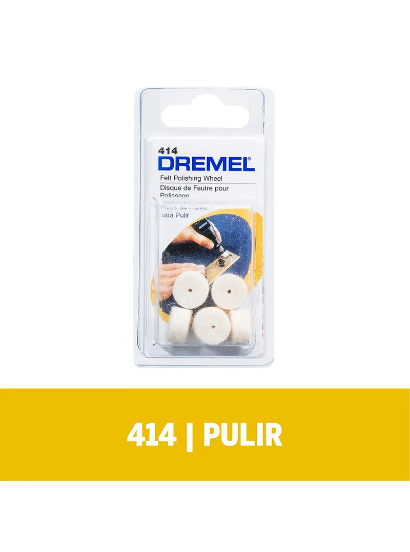Disco de Fieltro Dremel para Pulir De 12,7mm (415) Disco de Fieltro Dremel para Pulir De 12,7mm (414)