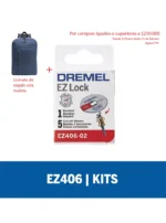 Dremel Kit con 5 Discos Para Cortar EZ-Lock (EZ406)