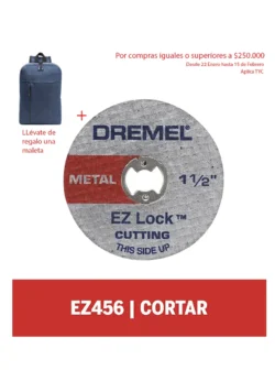 Dremel Kit con 5 Discos Para Cortar EZ-Lock de 38,1mm (EZ456)
