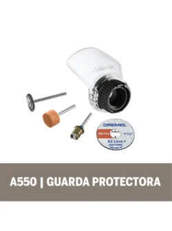 Escudo de desechos y chispas - Aditamento Dremel Mototool (A550)