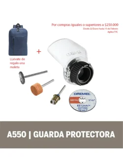 Escudo de desechos y chispas - Aditamento Dremel Mototool (A550)