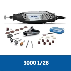 Mototool Dremel 3000 con 1 Aditamento y 26 Accesorios