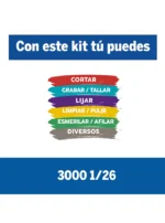 Mototool Dremel 3000 con 1 Aditamento y 26 Accesorios