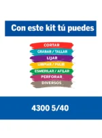 Mototool Dremel 4300 con 5 Aditamentos + 40 Accesorios