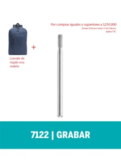 Fresa Diamantada Dremel de punta cuadrada de 2,4mm (7122)