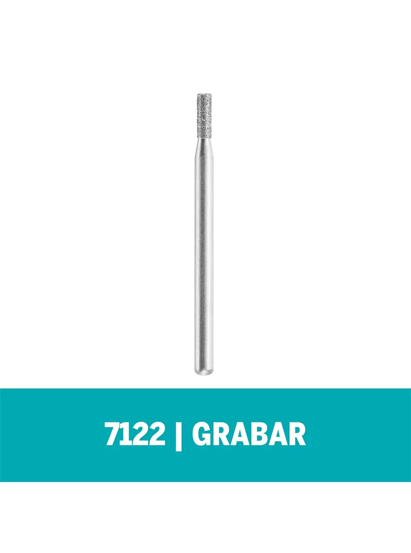 Fresa Diamantada Dremel de punta cuadrada de 2,4mm (7123) Fresa Diamantada Dremel de punta cuadrada de 2,4mm (7122)