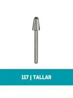 Fresa Dremel de Tallado Cilindrica de Punta Redondada de 6,4mm (117)