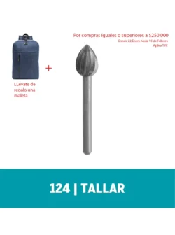 Fresa de Tallado Dremel de punta llama de fuego de 7,9mm (124)