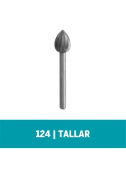 Fresa de Tallado Dremel de punta llama de fuego de 7,9mm (124)