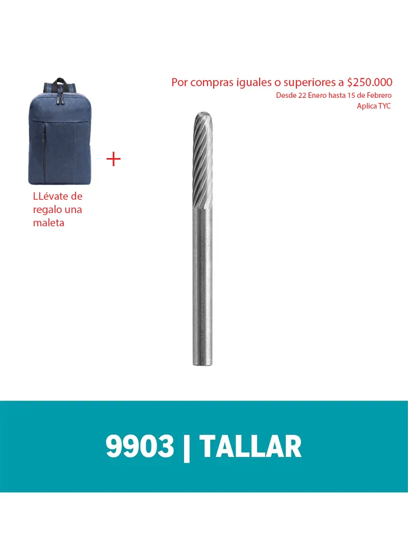 Fresa de Tallado Dremel de punta redondada de 3,2mm (9903) Fresa de Tallado Dremel de punta redondada de 3,2mm (9903)