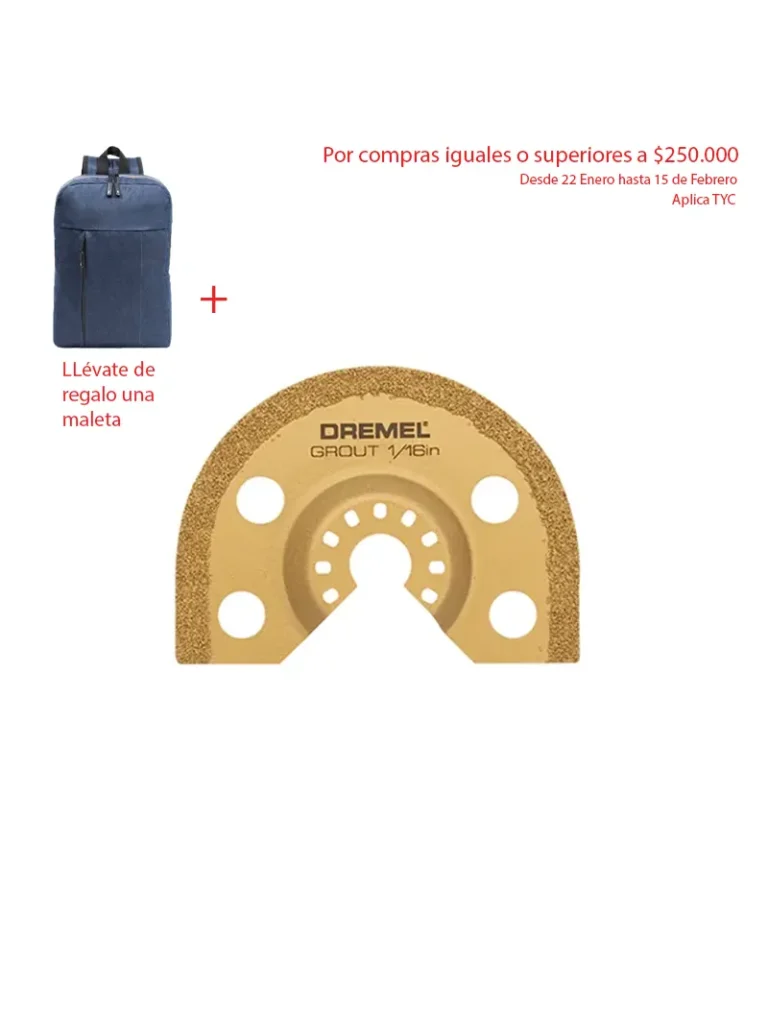 Hoja Dremel para eliminar lechada - Interfaz Universal Oscilante (MM501)