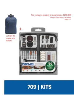 Kit Dremel con 110 accesorios multiusos (709)