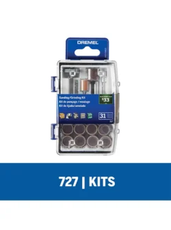 Kit Dremel con 31 accesorios para lijar y esmerilar (727)