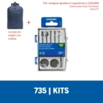Kit Dremel con 8 accesorios para vidrio y piedra (735)