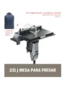 Mesa Fresadora - Aditamento Mototool Dremel (231)