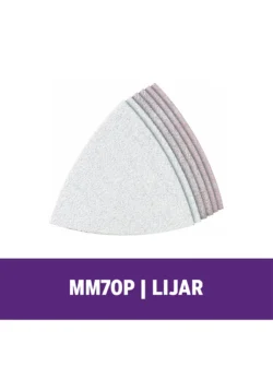 Papel para Lijar Pintura para Dremel Multi-Max con 6 (P80, P120 y P240) M70P