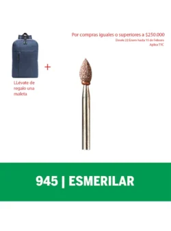 Piedra de Esmerilado Dremel de formato llama de fuego de 4,8mm (945)