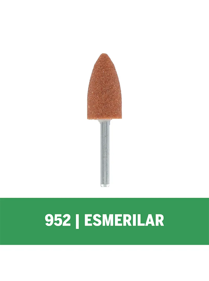 Piedra de esmerilado Dremel formato oval de 9,5mm (953) Piedra de esmerilado Dremel formato oval de 9,5mm (952)
