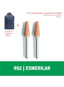 Piedra de esmerilado Dremel oval con punta delgada de 6,4mm (953)
