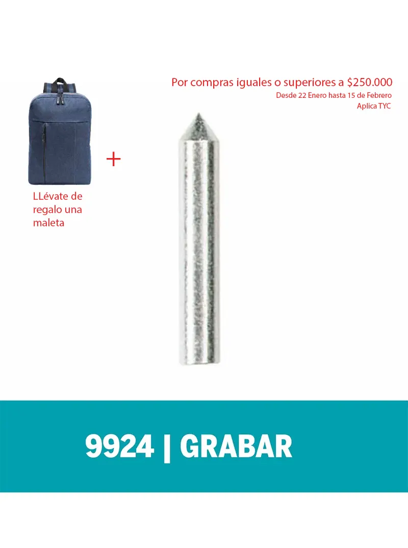 Punta Dremel para Grabador Eléctrico (9924) Punta Dremel para Grabador Eléctrico (9924)